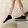 Kawamin Festive Socks (womens) (pink)