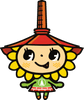 Noginon, the cheerful sunflower girl.